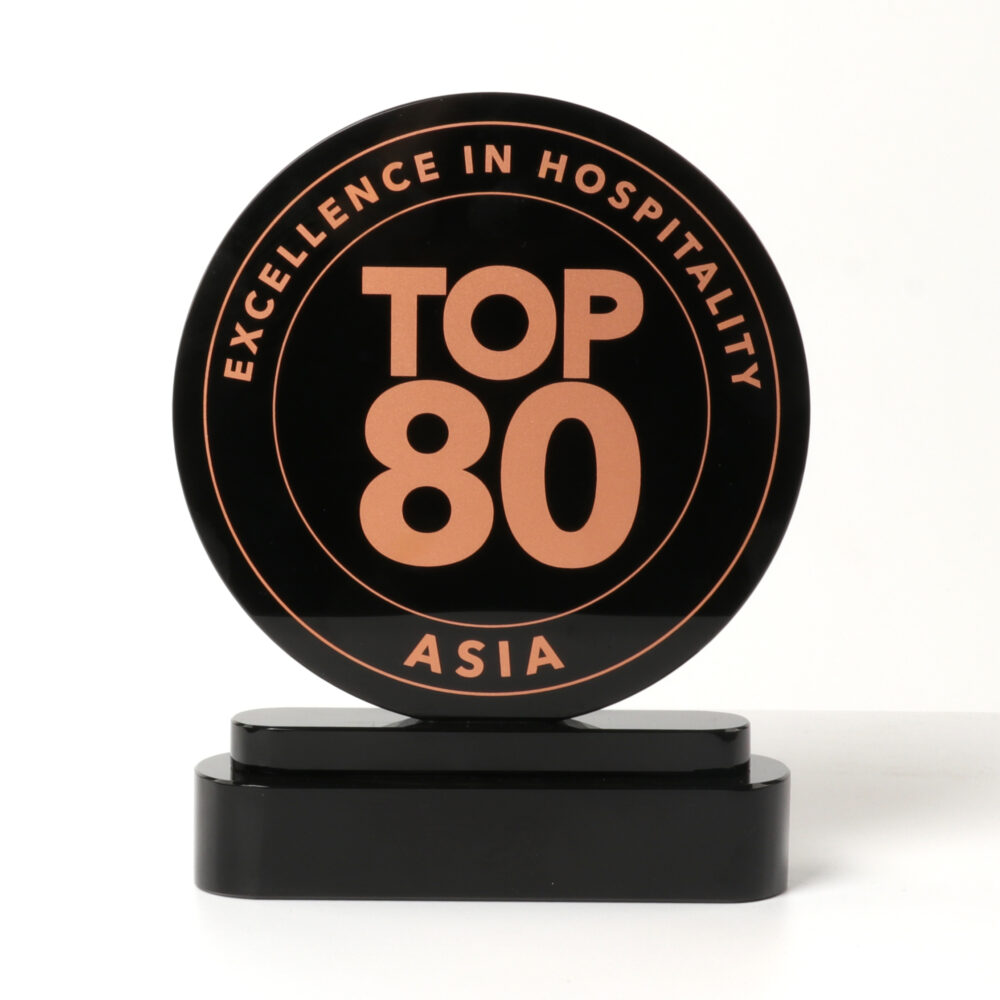 Asia Top80 High Quality Glass Trophy
